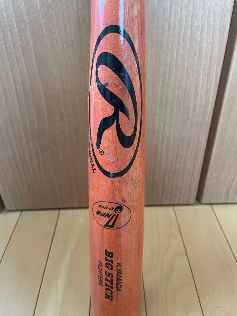 山田勝彦 実使用 稲葉篤紀 サイン バット ファイターズ