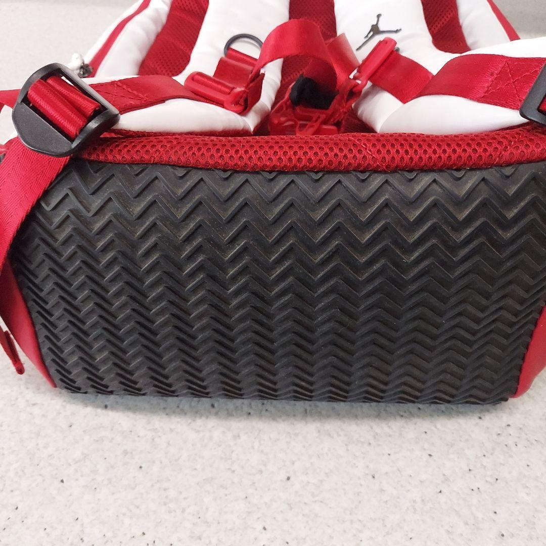 レアカラーJordan バスケットボール用リュック 赤白