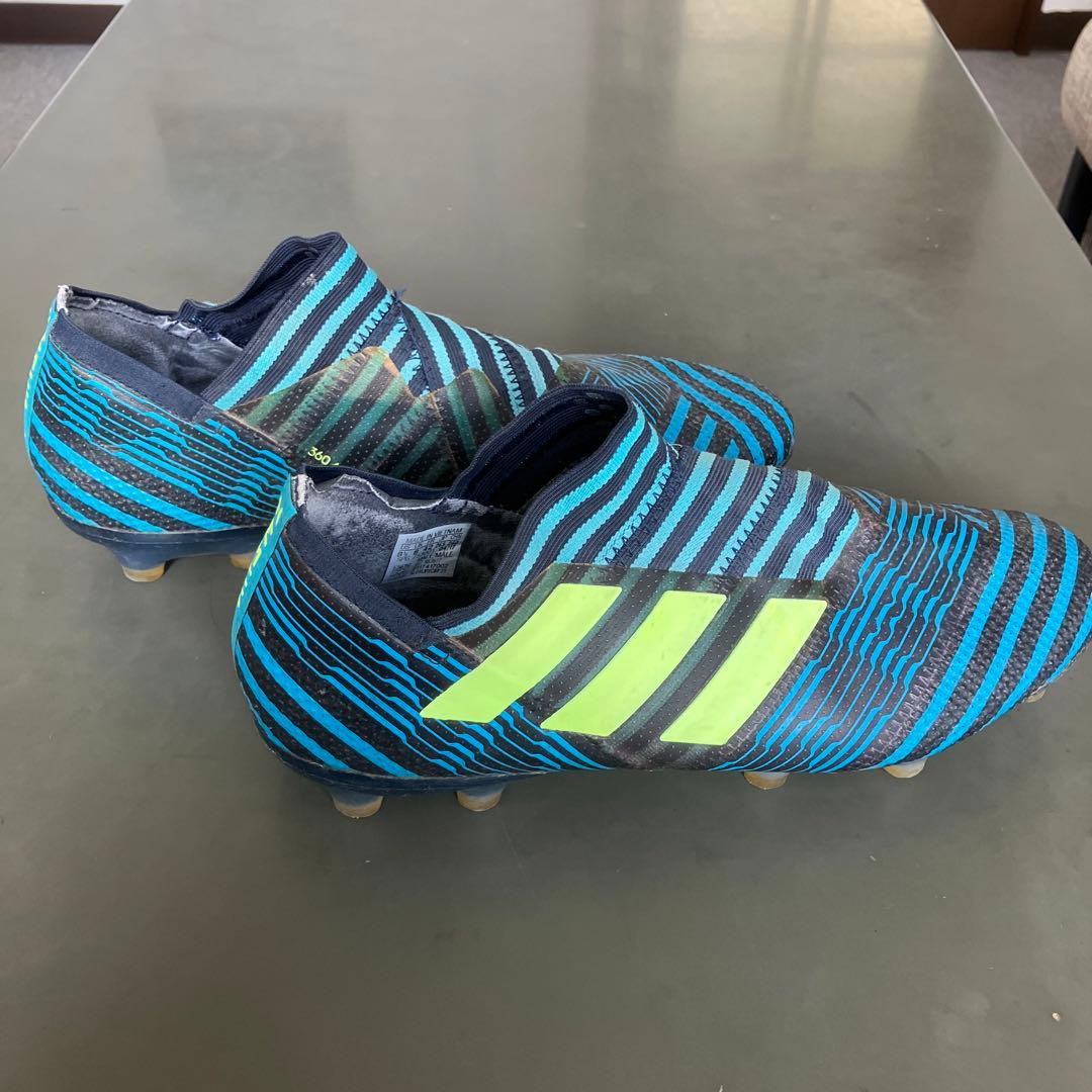 adidasスパイク　ネメシス17.1 26.5㎝　FG 紐なし