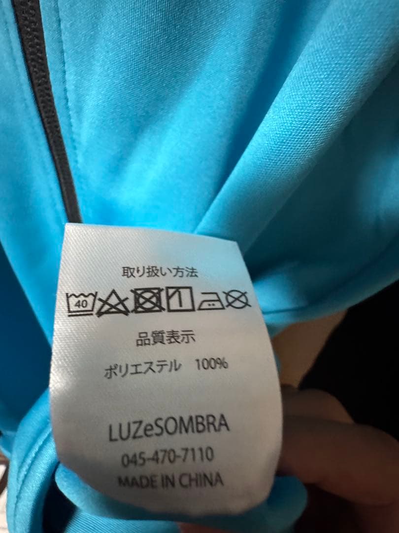 LUZeSOMBRAスポーツジャージ ブルー ブラック 上下セットOサイズ
