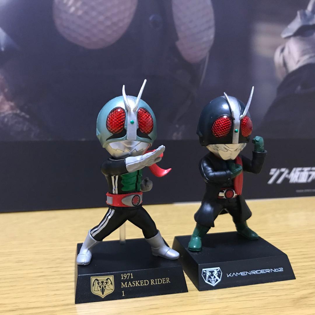 シン仮面ライダー　一番くじ　フィギュア　1号　2号