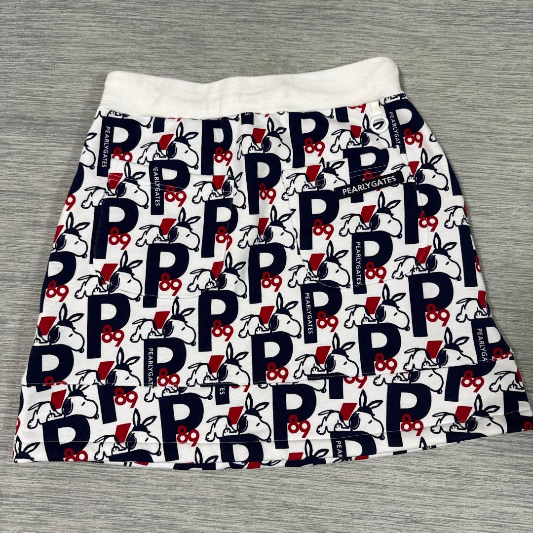 新品タグ付き未使用　PEARLY GATES×PEANUTS コラボスカート