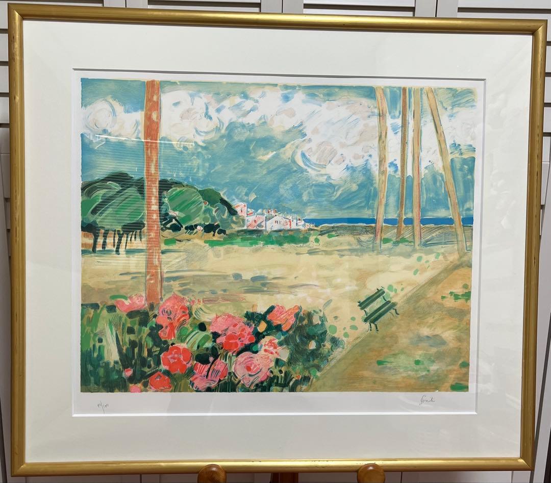 ジル　ゴリチ　リトグラフ『風景』
