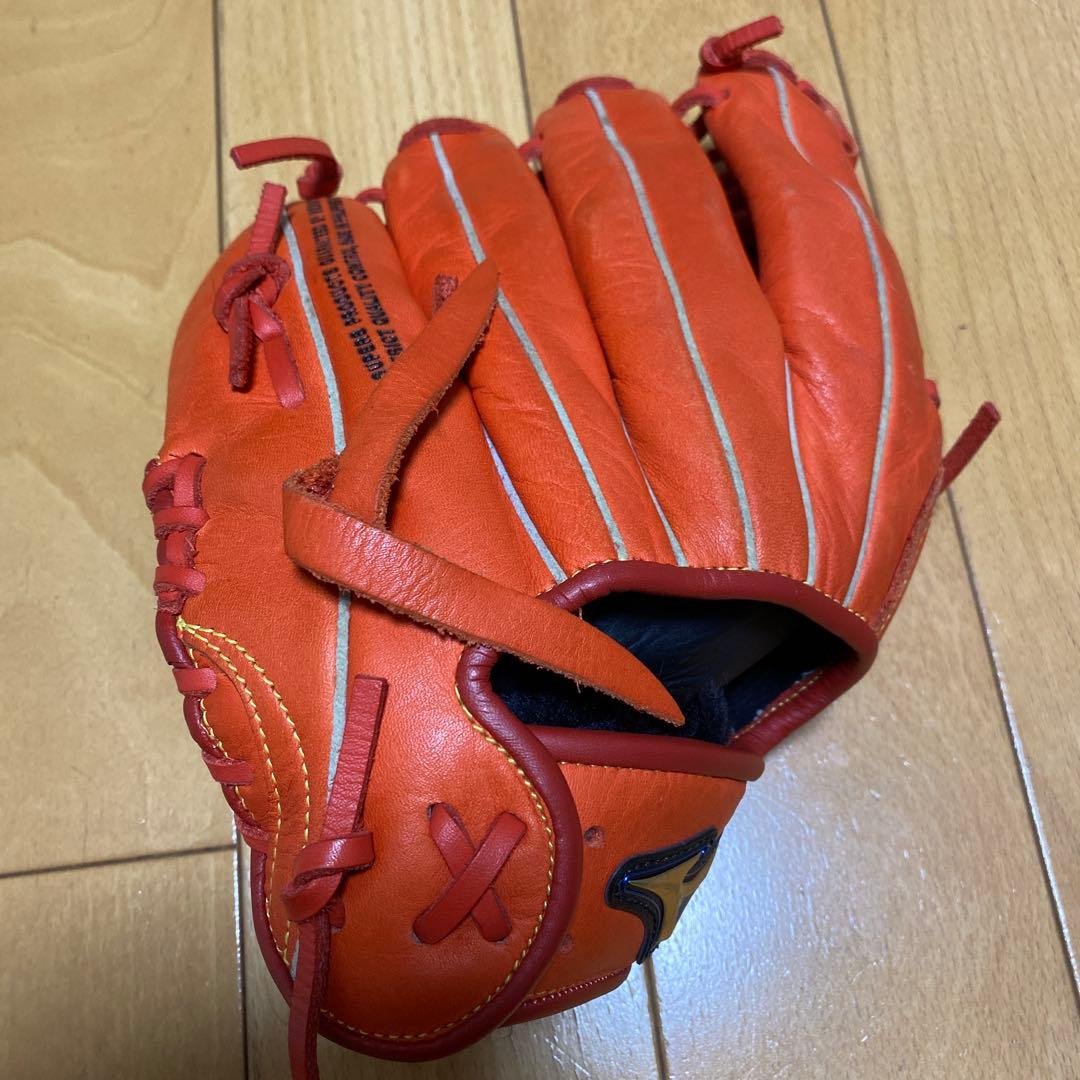 SELECT 軟式野球グローブ オレンジ