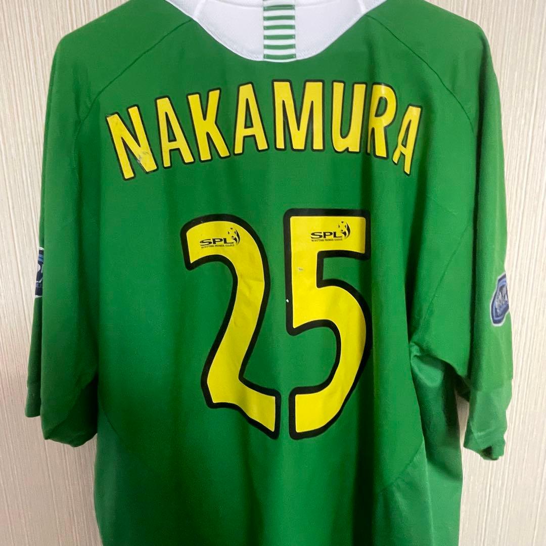 中村俊輔　セルティック　05/06 away ユニフォーム　XL タグパッチ付