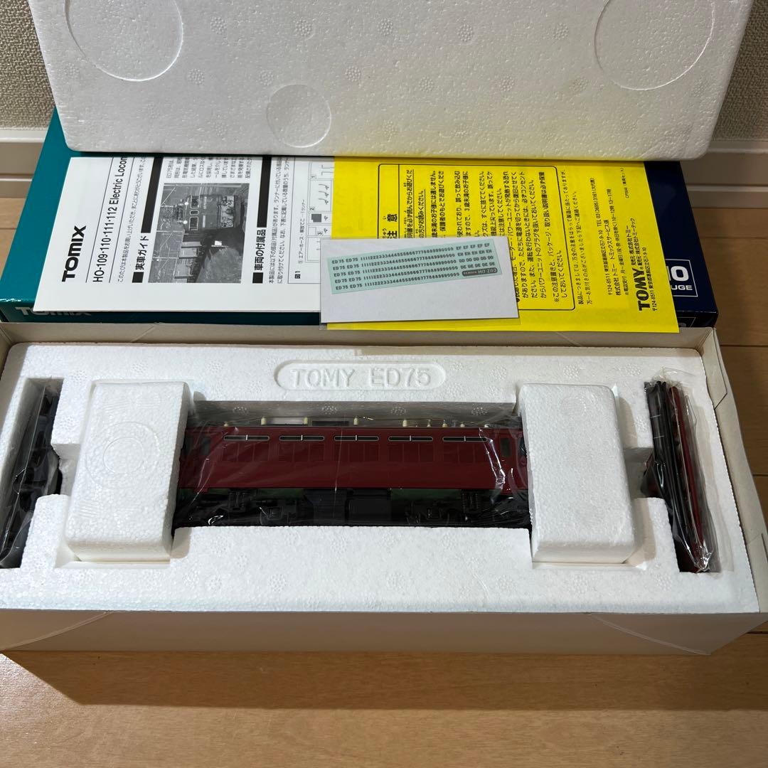 鉄道模型　HOゲージ　TOMIX　ED75 1000形電気機関車　HO-112