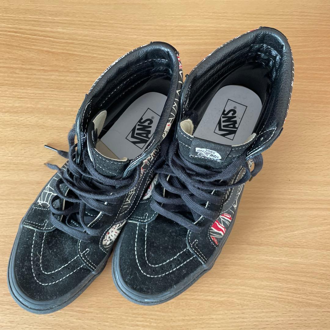 vans Sk8-HI スカルスパイダー柄 サイズ28cm 値下げ可