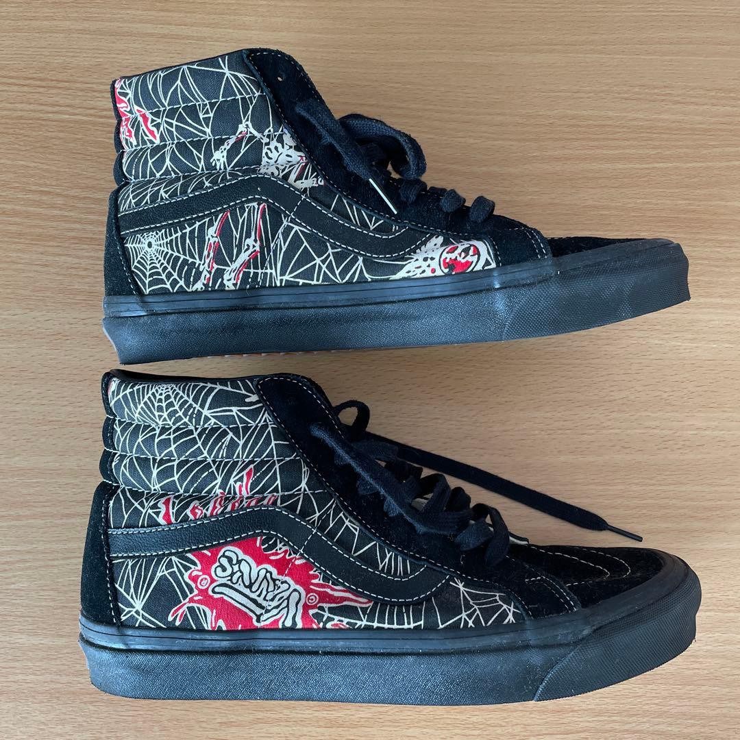 vans Sk8-HI スカルスパイダー柄 サイズ28cm 値下げ可