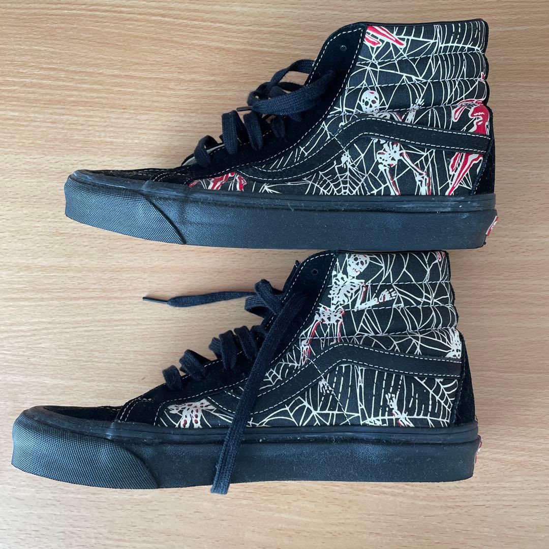 vans Sk8-HI スカルスパイダー柄 サイズ28cm 値下げ可