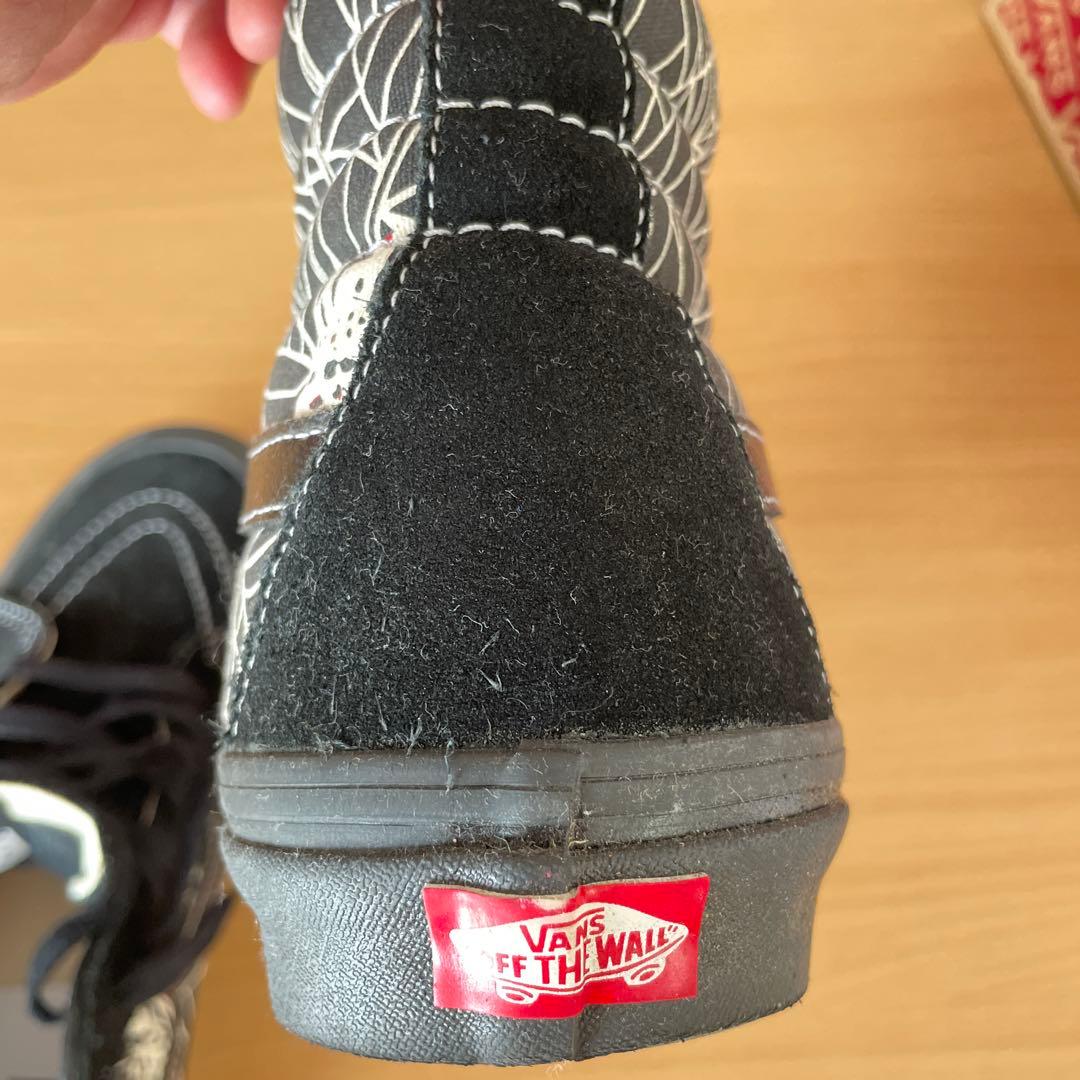 vans Sk8-HI スカルスパイダー柄 サイズ28cm 値下げ可