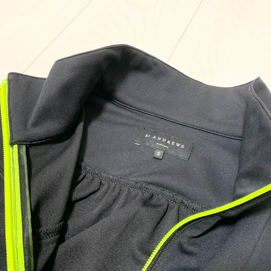 セントアンドリュース ジップ ジャケット ブラック 黒 S 新品
