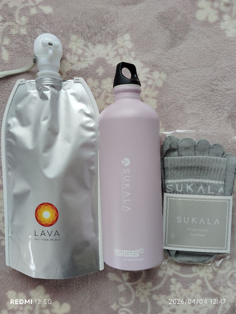 SUKALA ヨガマットセット ピンク☆ラバセット