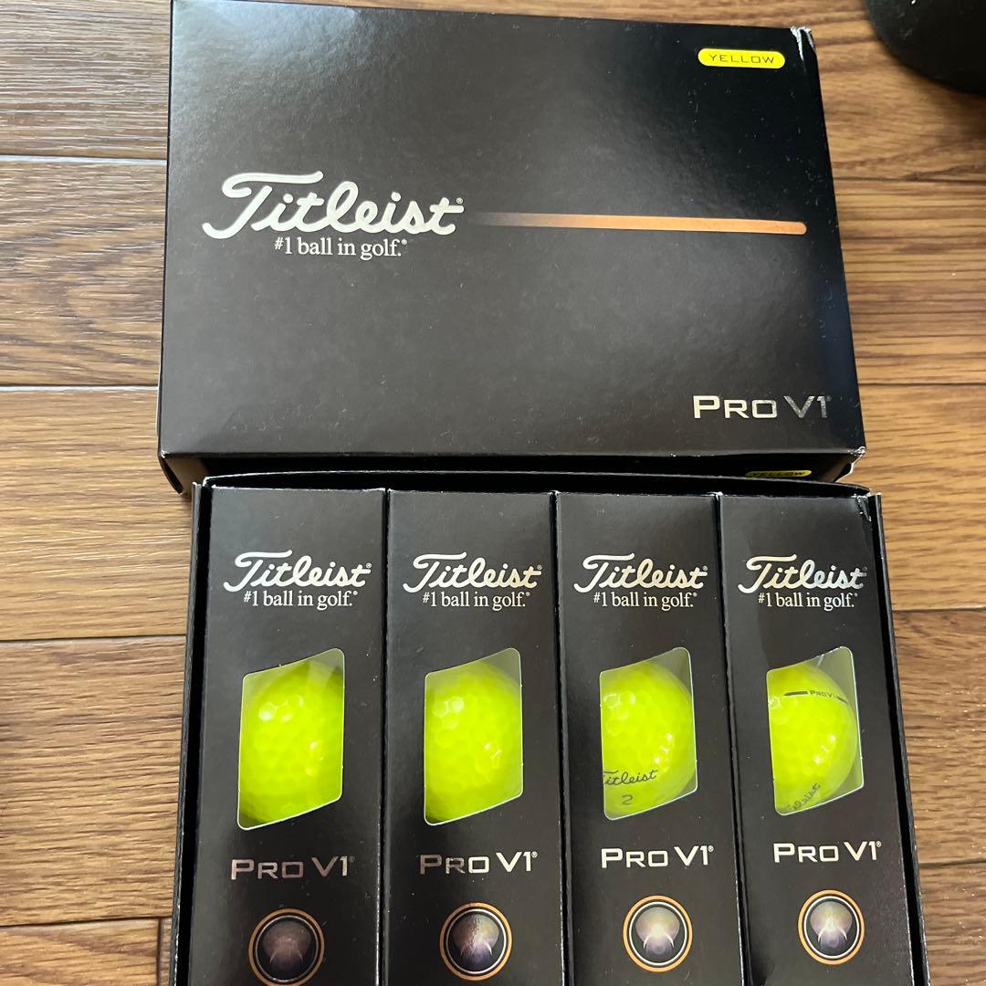 タイトリスト PRO V1 2025 イエロー １ダース 12球　ホワイト8球