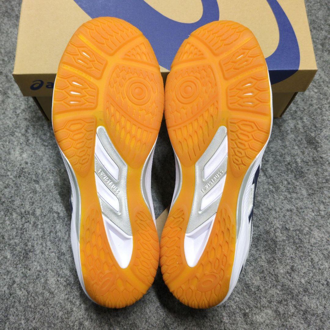 asics バレーボールシューズ 25.5cm ホワイト/ネイビー