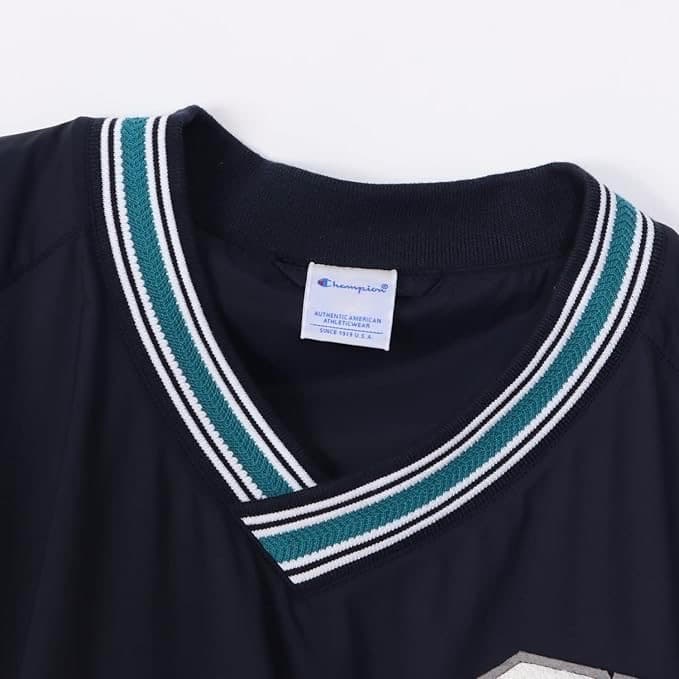 【XL】定価17380円 チャンピオンゴルフ 裏起毛メッシュVネックジャケット紺