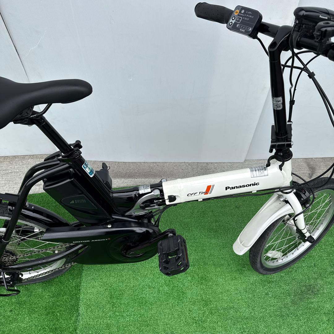 Panasonic電動アシスト自転車20インチ折り畳み型 ホワイト