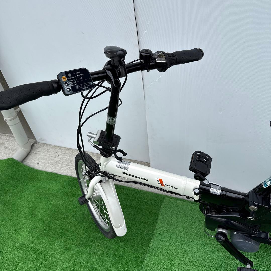 Panasonic電動アシスト自転車20インチ折り畳み型 ホワイト