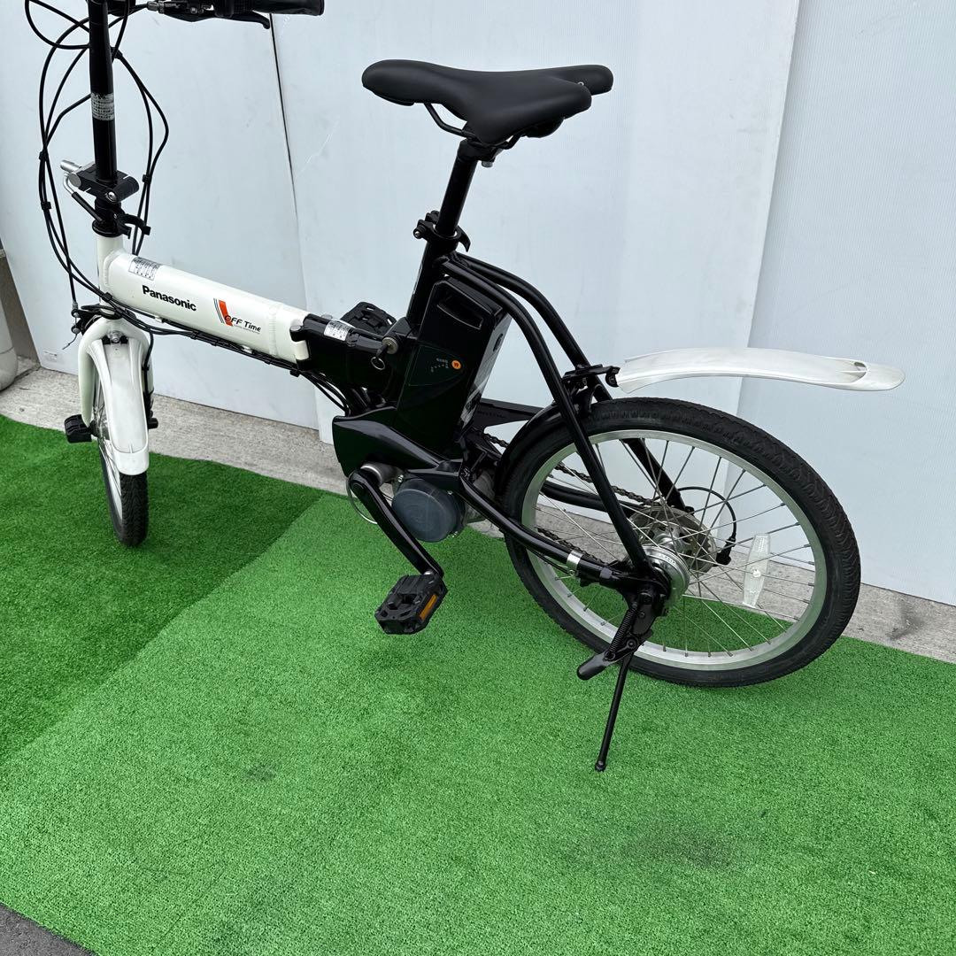 Panasonic電動アシスト自転車20インチ折り畳み型 ホワイト