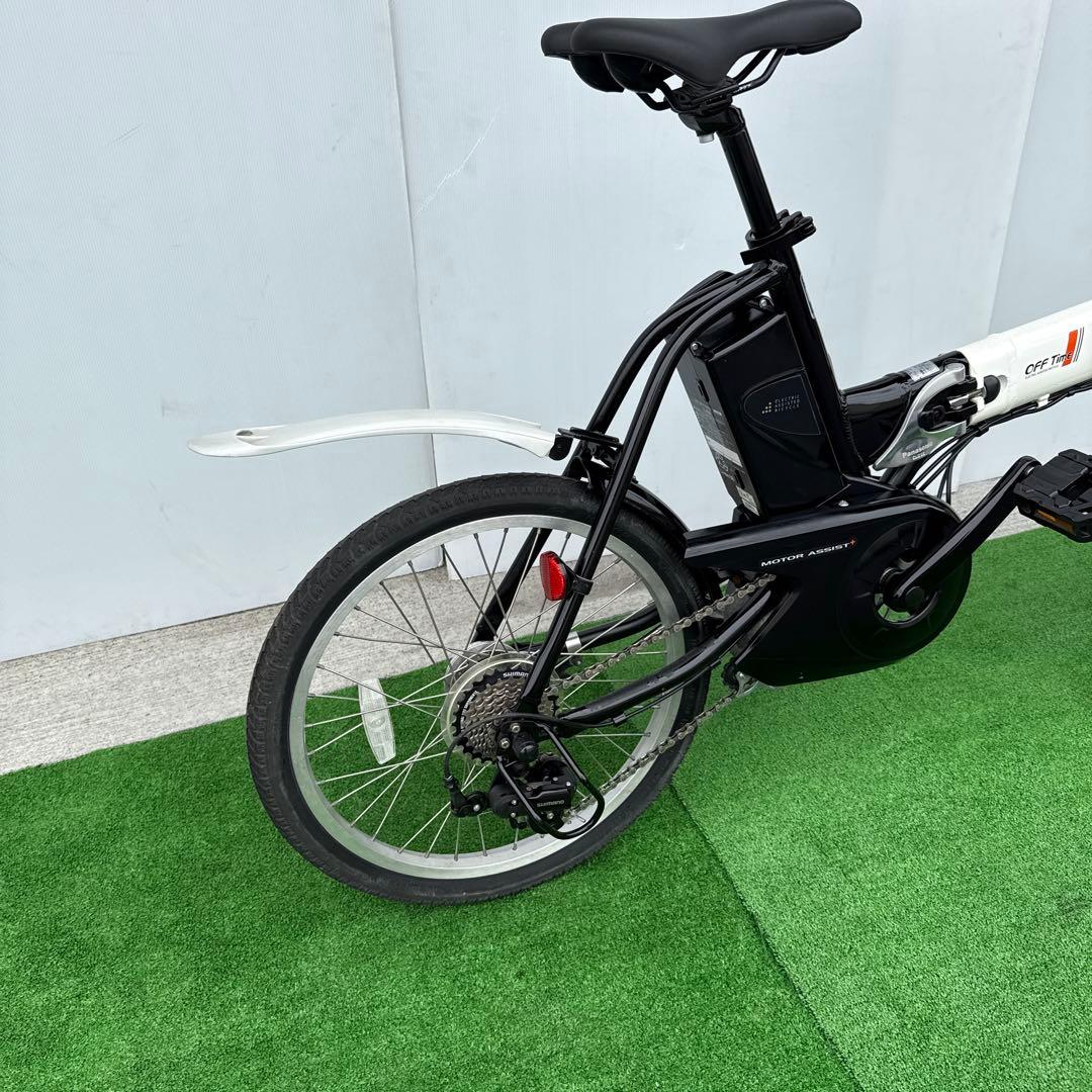 Panasonic電動アシスト自転車20インチ折り畳み型 ホワイト