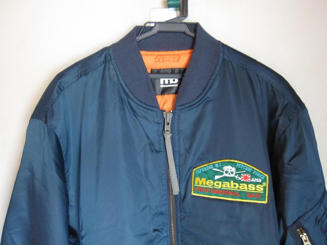 MEGABASS　メガバス　MA-1ジャンパー　中古品