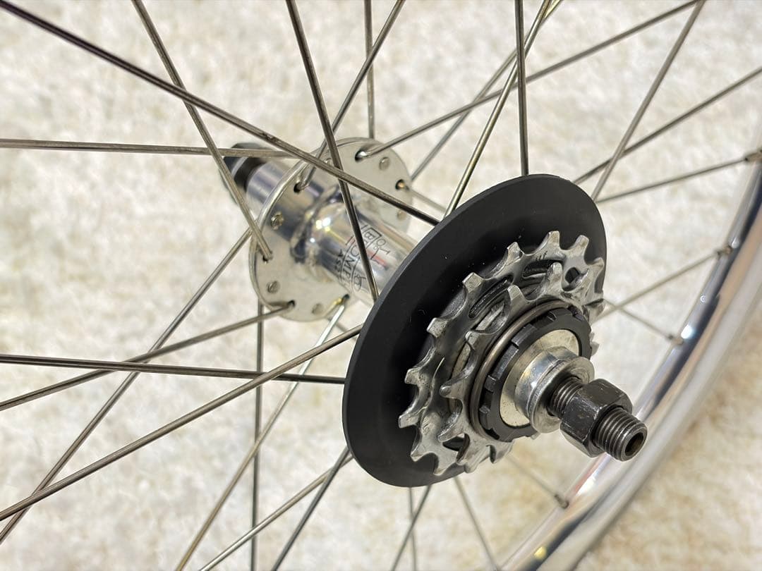 Brompton ブロンプトン用 Philwoodハブ+ポリッシュリム ホイール