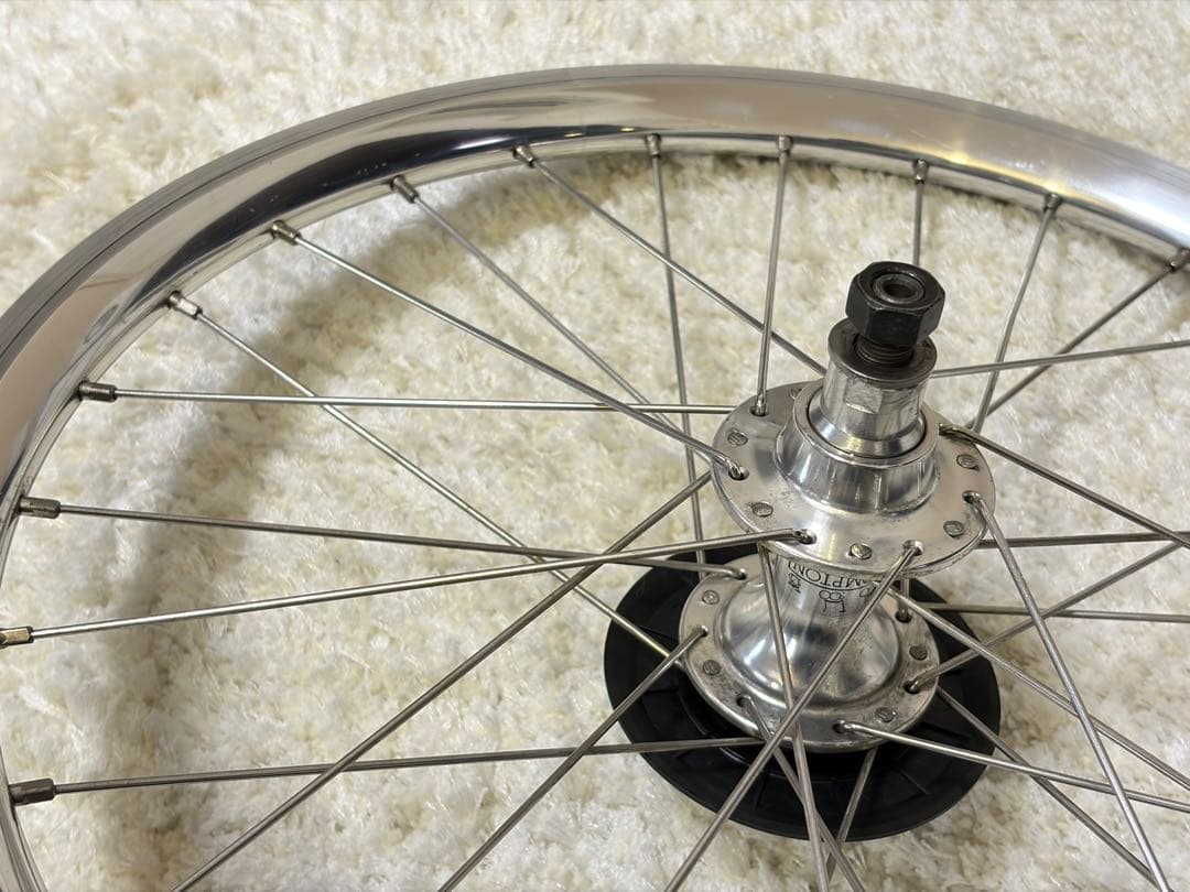 Brompton ブロンプトン用 Philwoodハブ+ポリッシュリム ホイール