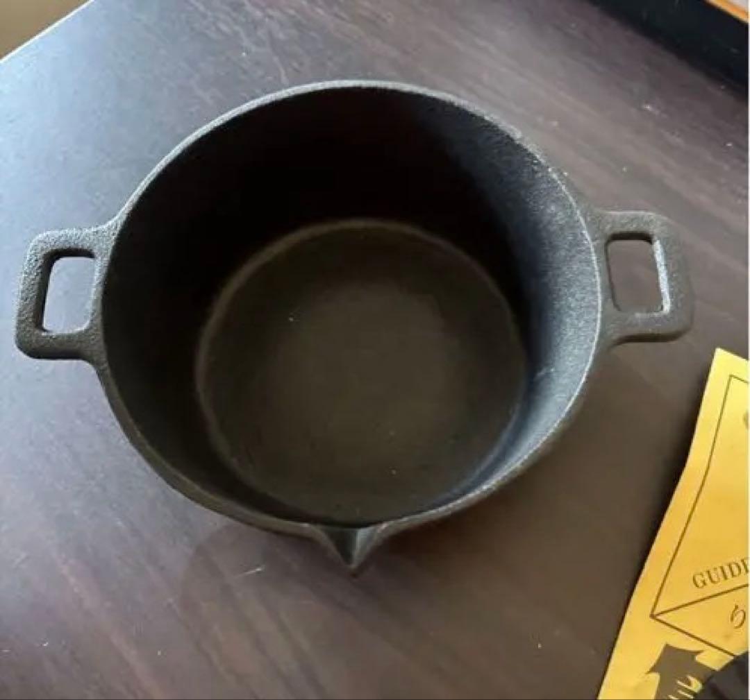 昭和　新品南部鉄器　天ぷら鍋直径16cm 義経鍋