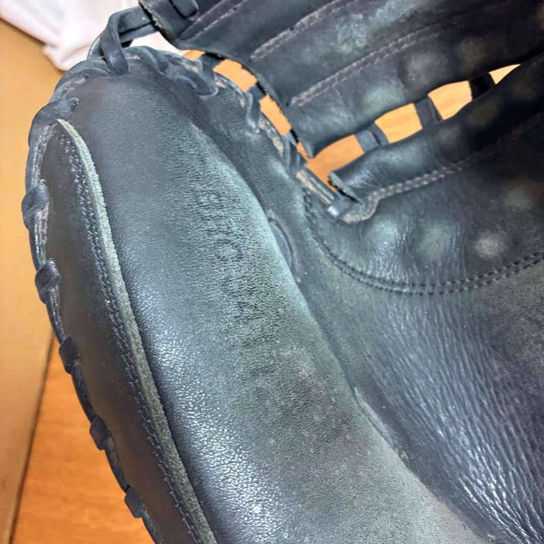 ZETT 一般軟式 キャッチャーミット 右投げ 大人用 良品