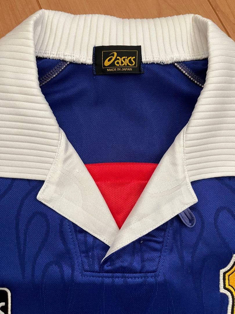 アシックス 日本代表 ユニフォーム フランスW杯 炎モデル 三浦知良 カズ 11