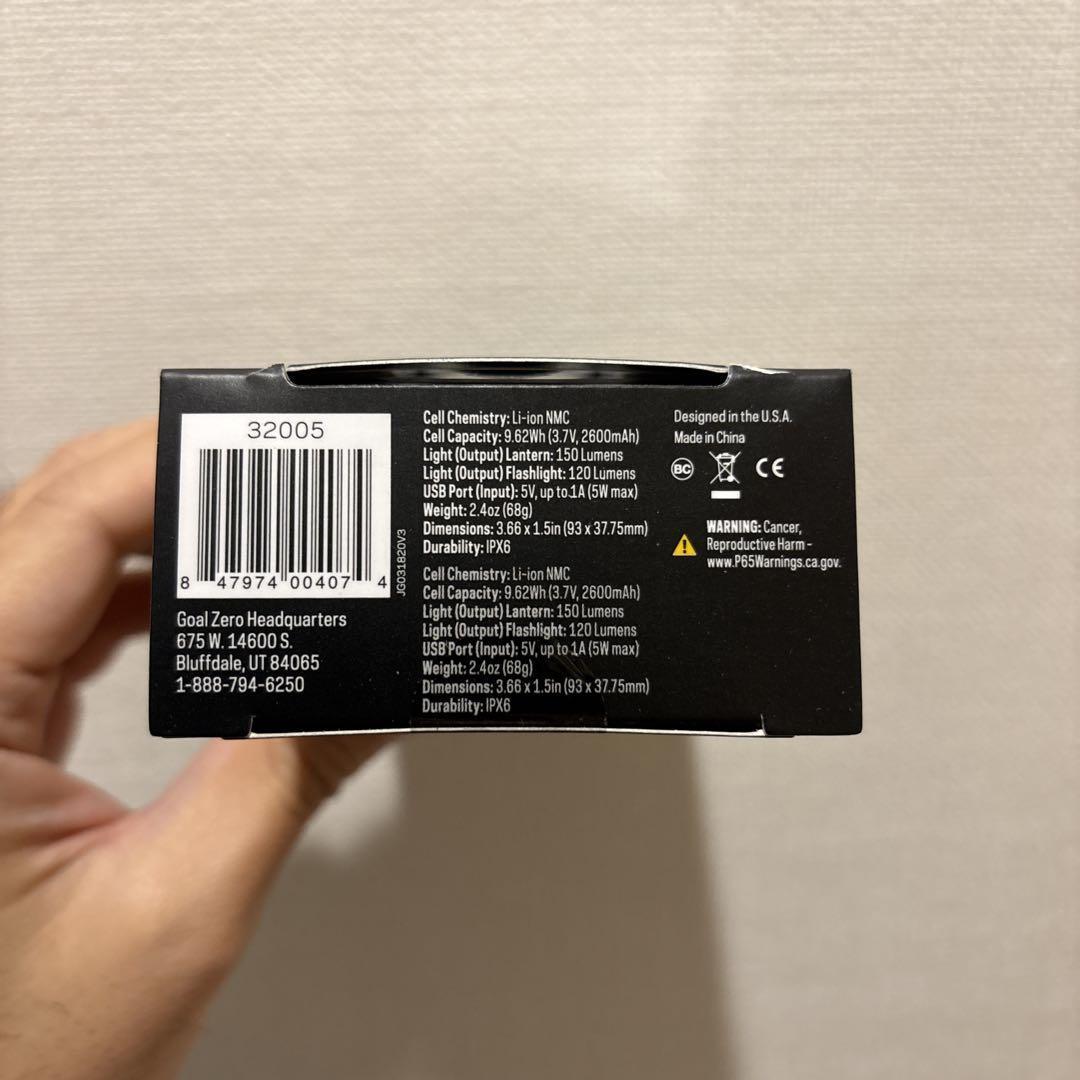 ライト・ランタン GOAL ZERO LIGHTHOUSE micro flash LED