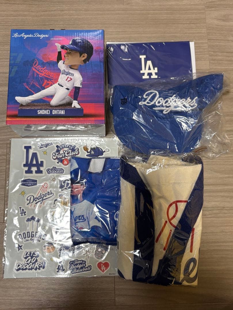大谷翔平　ドジャースファンクラブ　入会特典6点セット