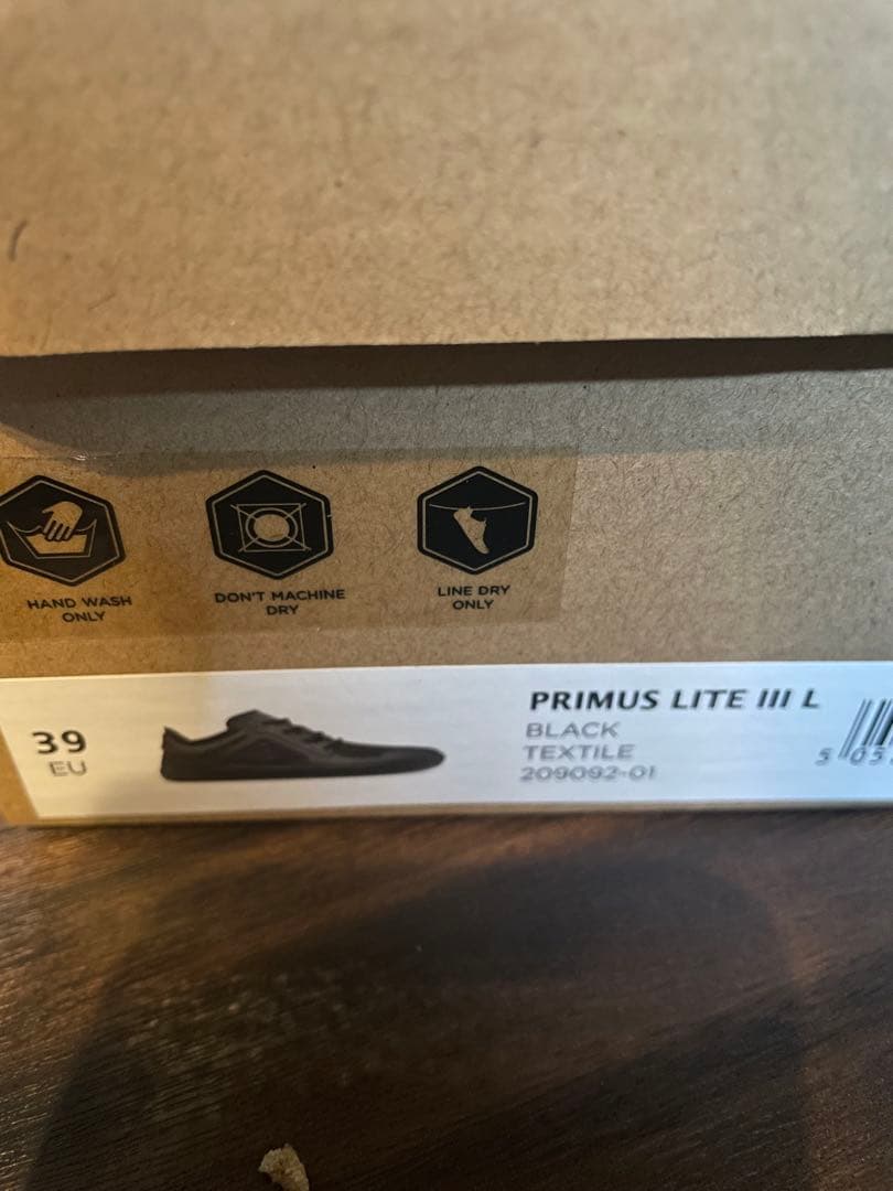 VIVO bearfoot PRIMUS LITE Ⅲ L black 39EU