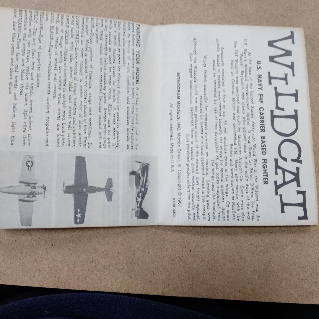 Monogram F4F Wildcat 1/48 プラモデル