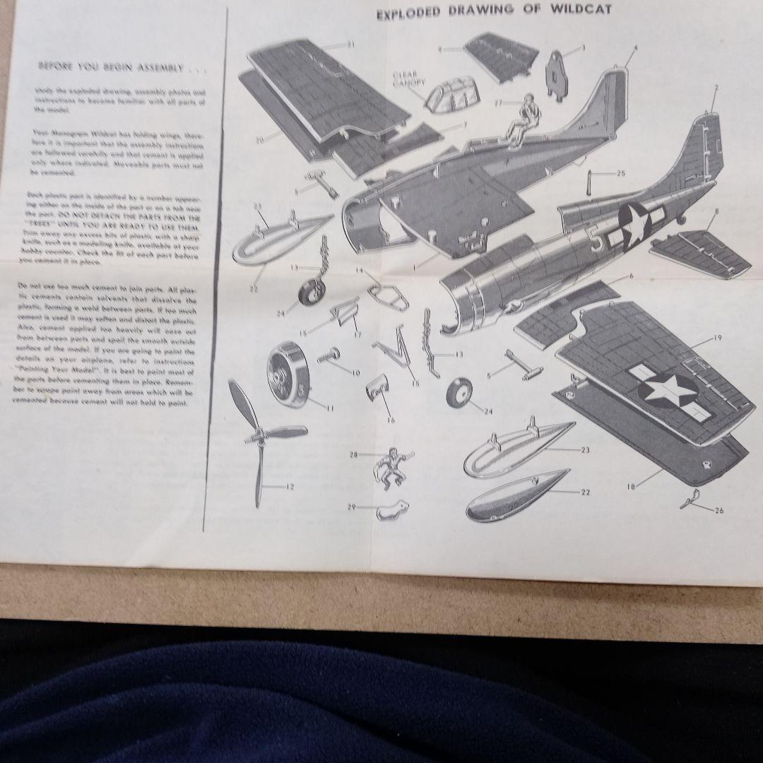 Monogram F4F Wildcat 1/48 プラモデル
