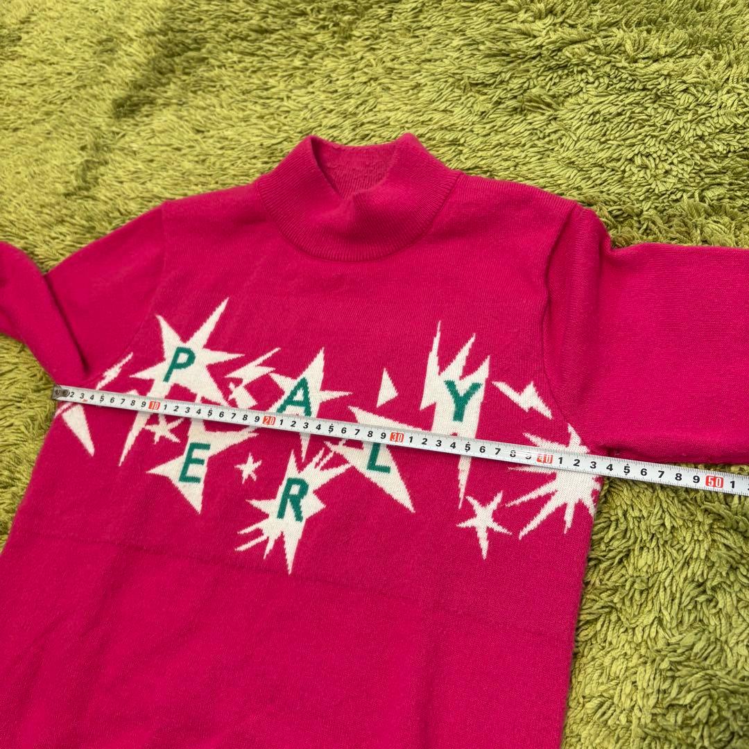 パーリーゲイツ PEARLYGATES プルオーバー セーター ピンク サイズ0