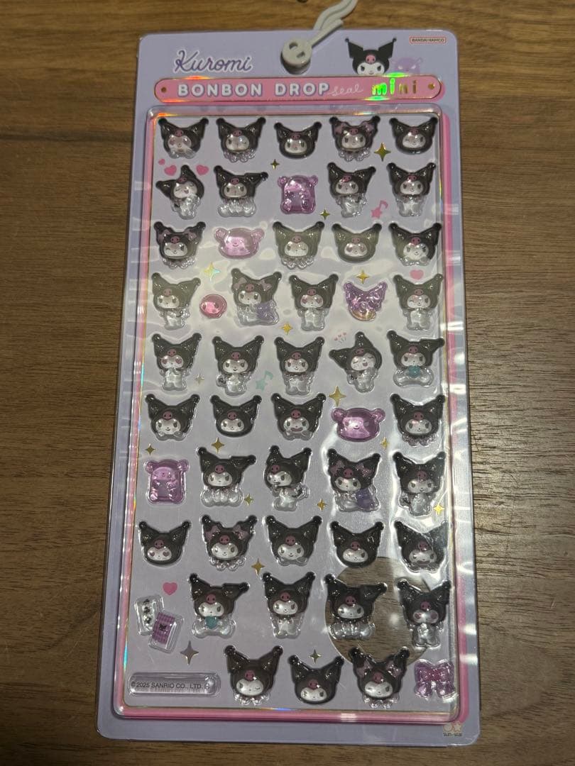ボンボンドロップシール　mini サンリオ　5枚セット