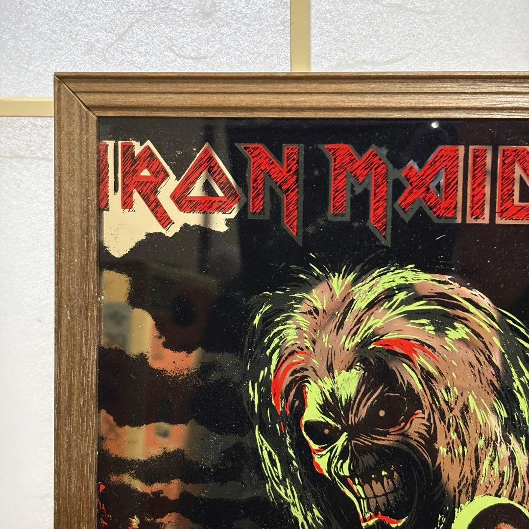 ヴィンテージ　アイアンメイデン　アートミラー　Eddieくん