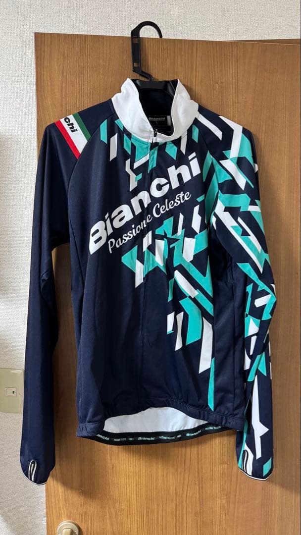 Bianchi ビアンキ サイクルジャージ 長袖 L