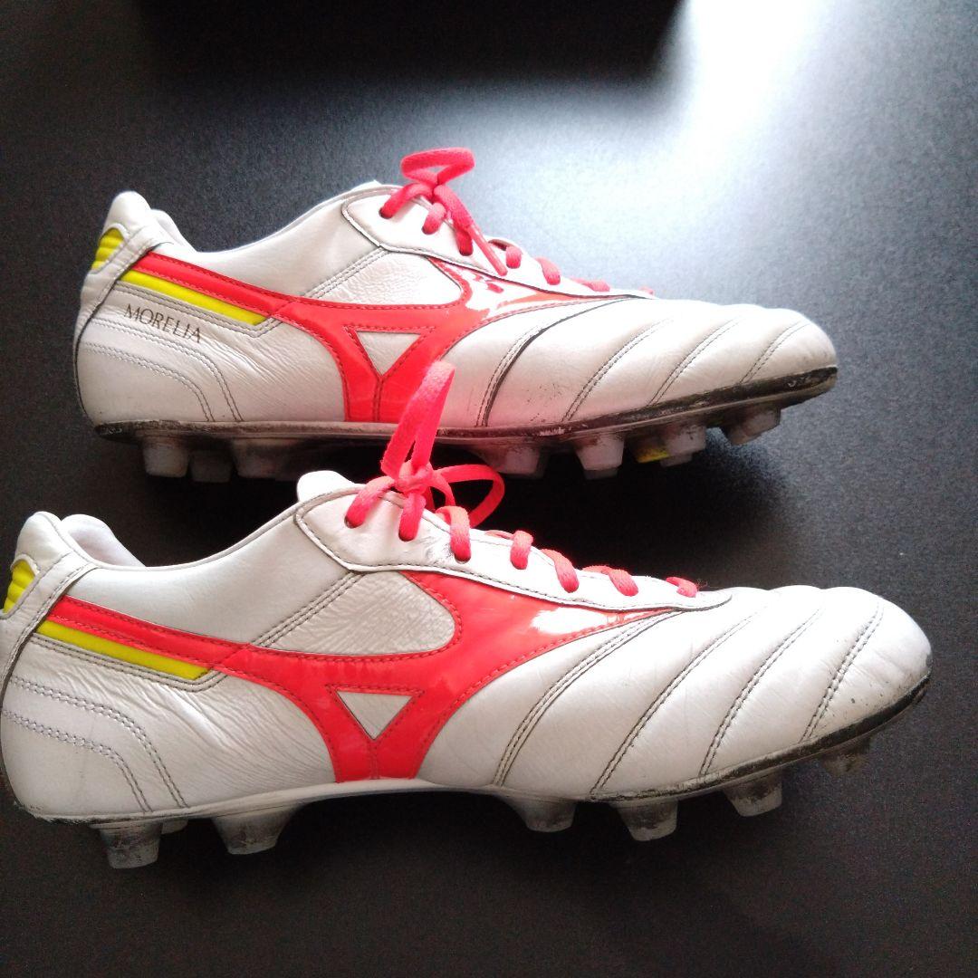 Mizuno Morelia サッカーシューズ ホワイト/ピンク