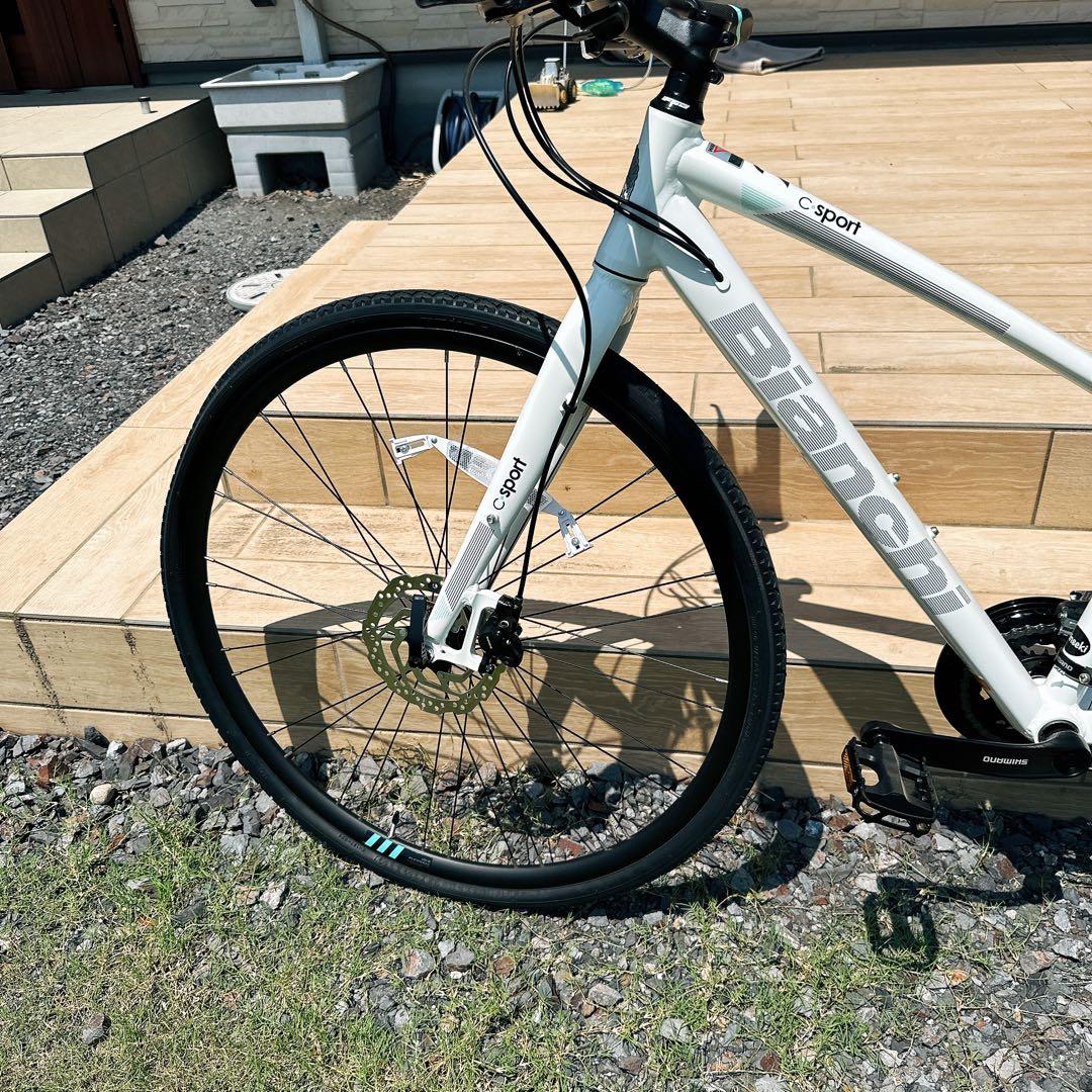 Bianchi C.sport ホワイト クロスバイク　41cm