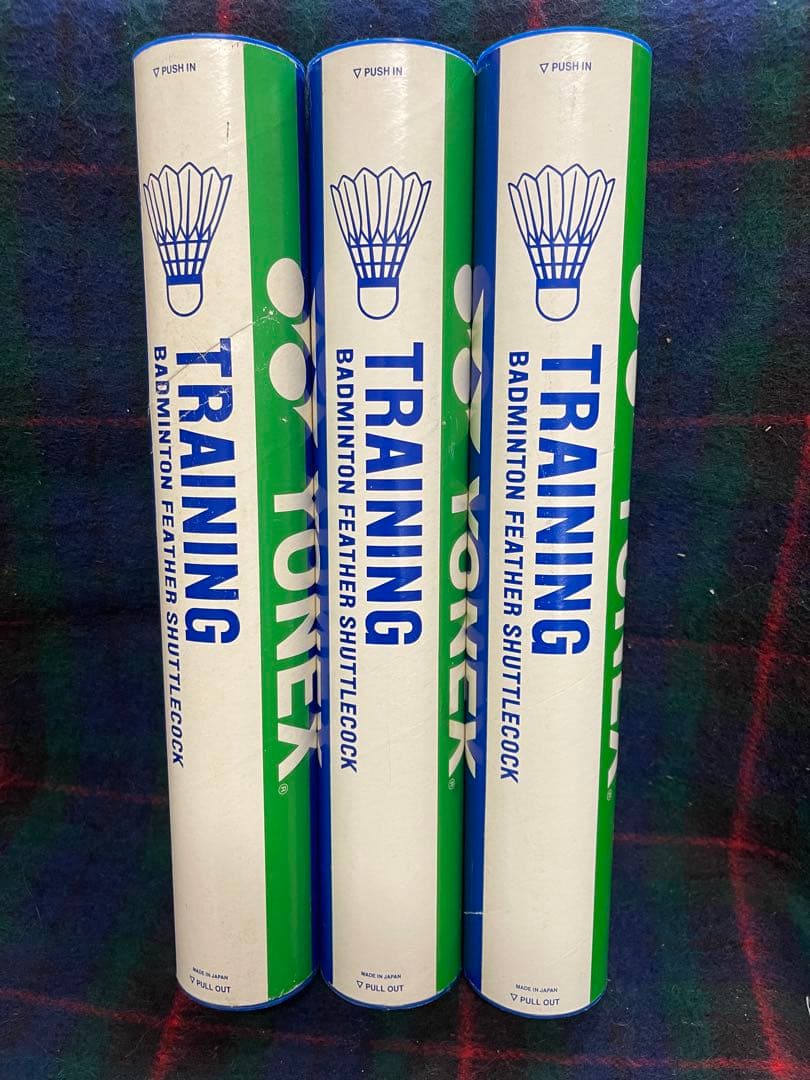 YONEX バドミントン　レトロシャトル　ヨネックス　旧ロゴ　筒付き　ゴーセン