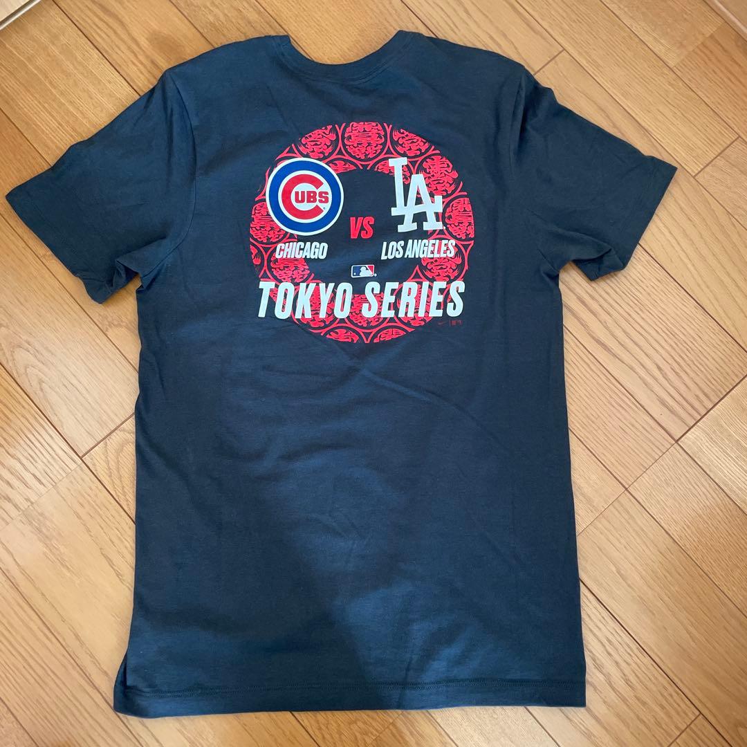 【MLB TOKYO SERIES 】ドジャース カブス 記念Tシャツ 紳士S