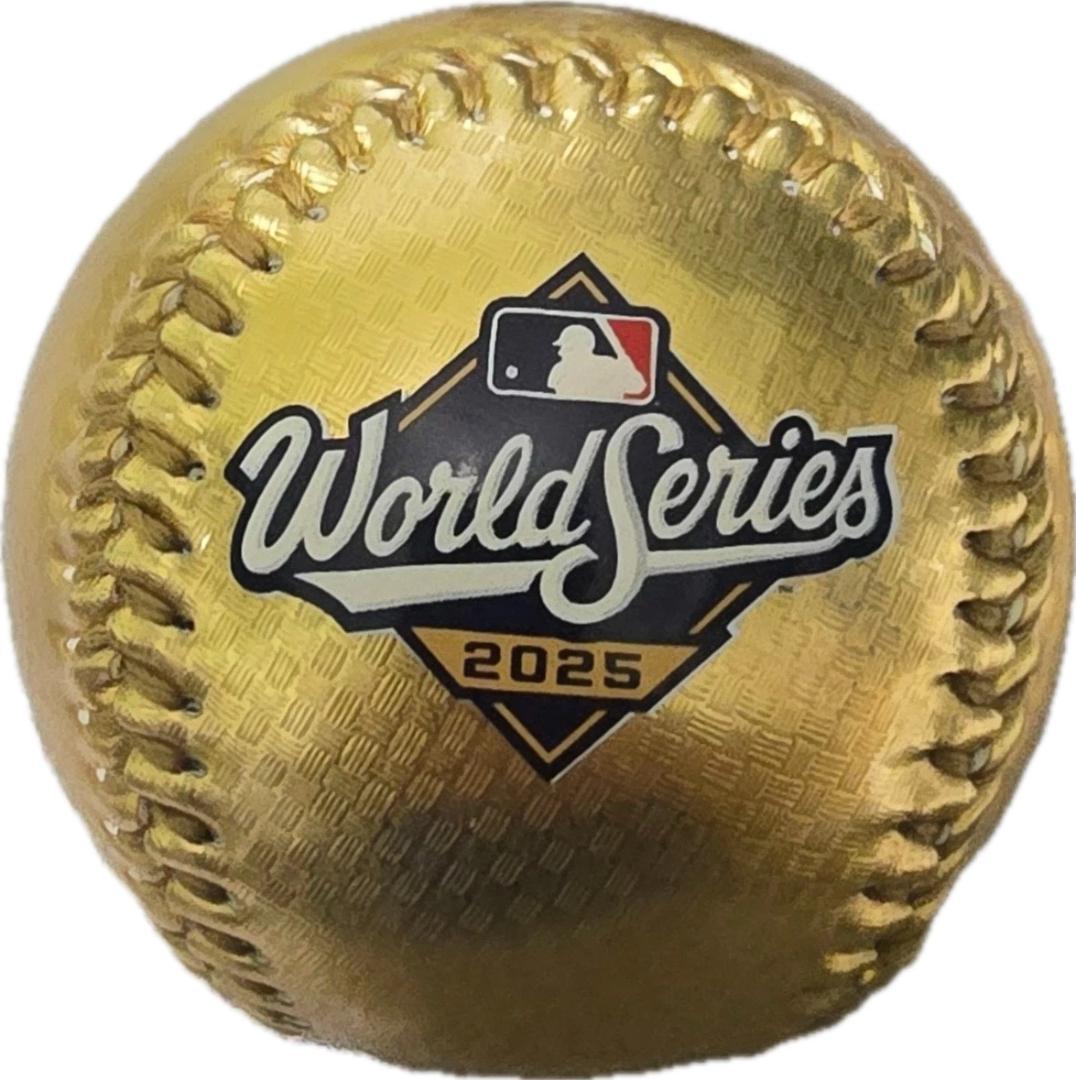 MLB公式 ドジャース 2025ワールドチャンピオン記念ゴールドボール ケース付