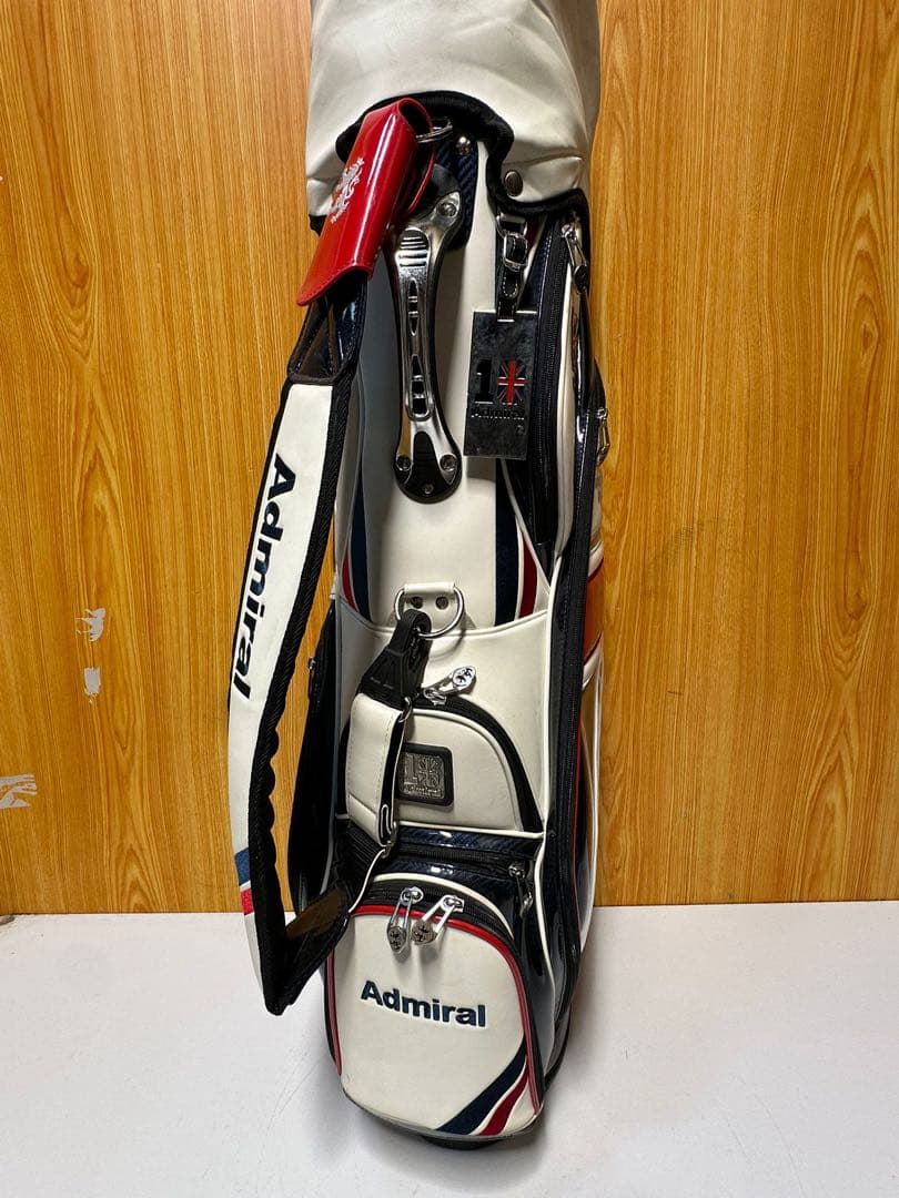 Admiral ゴルフバッグ ショルダーストラップ付き 中古