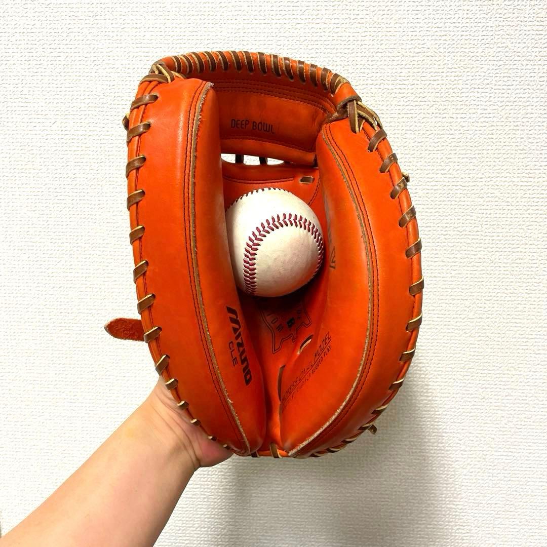 197 ミズノ ビンテージ 極美品 軟式 キャッチャーミット