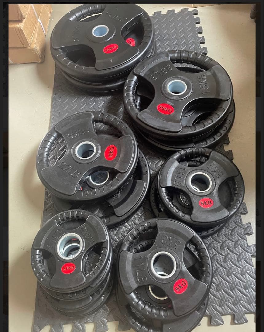 バーベルプレート　20kg 15kg 10kg 5kg 2.5kgセット