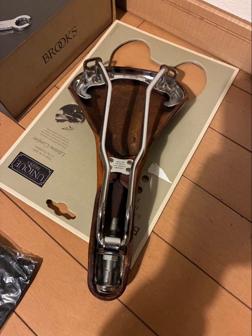 BROOKS B15 Swallow Chrome ブルックス　レザーサドル