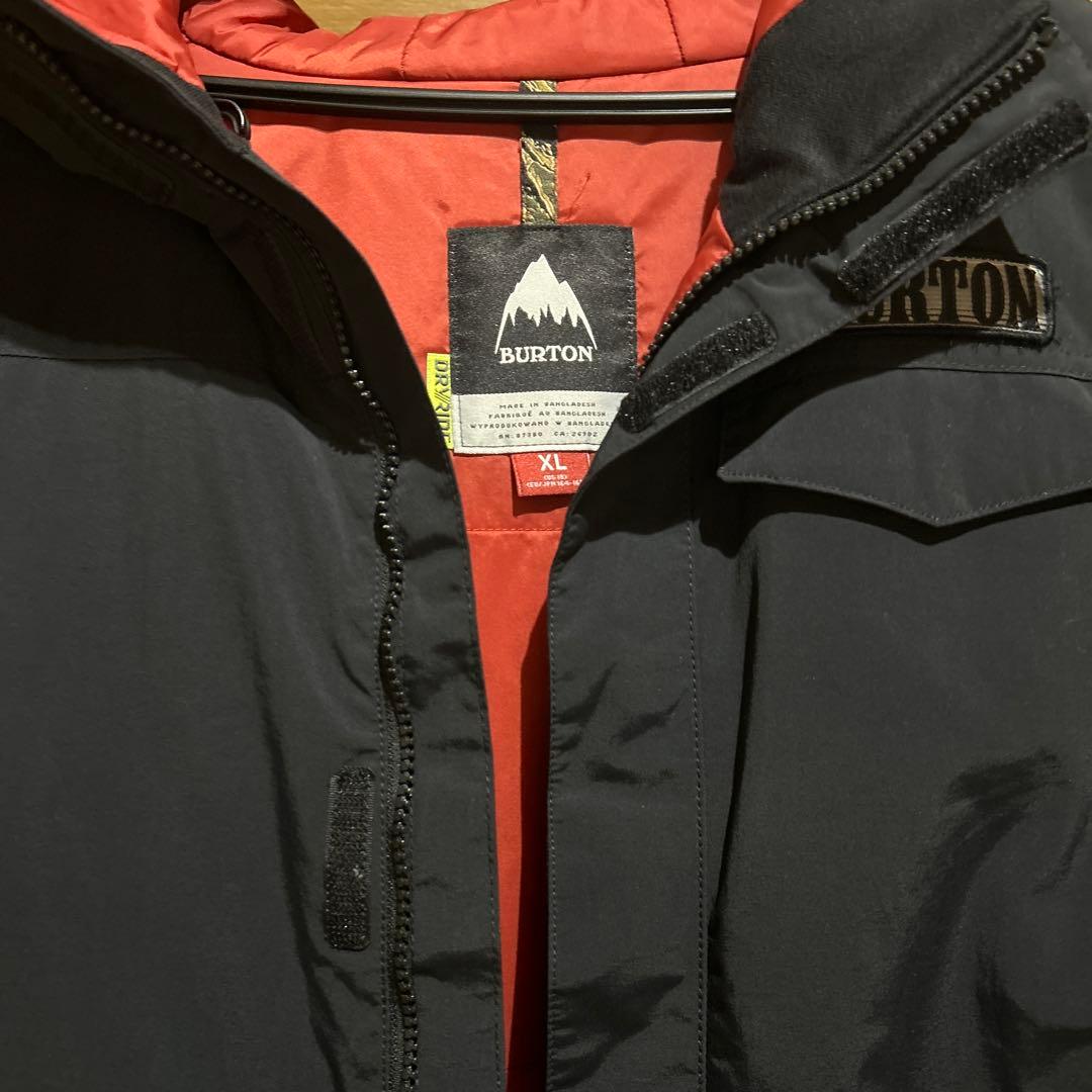 BURTON スノーボードウェアXL 上下セット ブラック