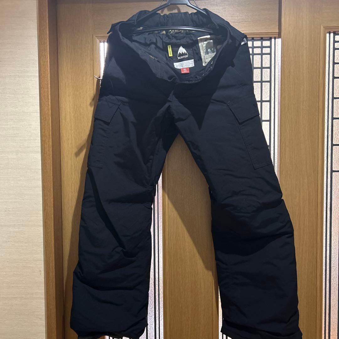BURTON スノーボードウェアXL 上下セット ブラック