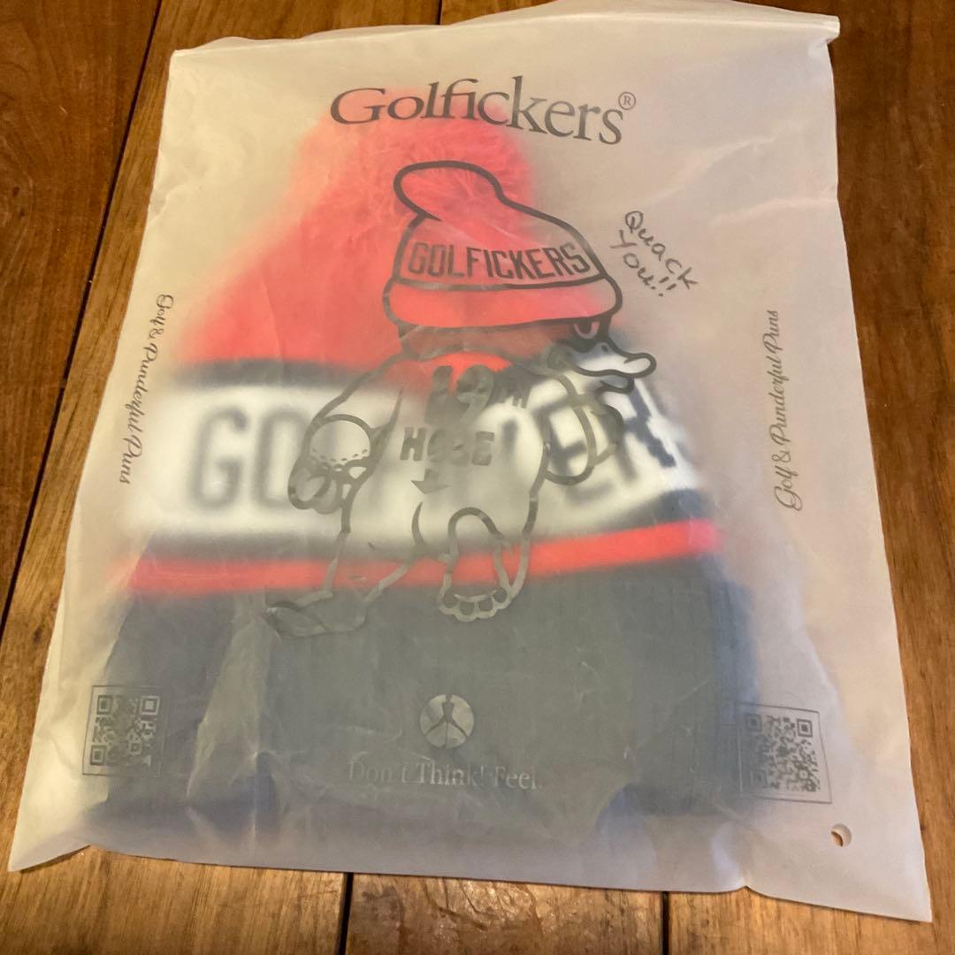 Golfickers ゴルフィッカーズ ポンポン付きニット帽